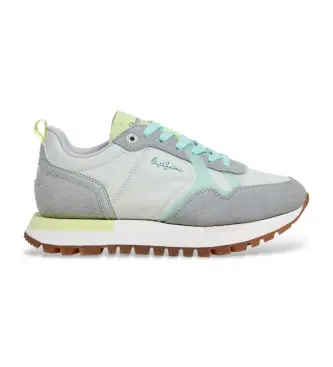 per donna PLS400026 Sneakers multicolor Ari Fresh (36), Basso, Stringhe, Casual, Multicolore Pelle