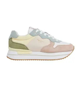 per donna PLS40003 Sneakers in pelle gelatina Rusper multicolore (38), 3 a 5cm, Stringhe, Casual
