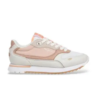 per donna PLS400031 Sneakers rosa Bexley Road (37), Basso, Stringhe, Casual Bianco