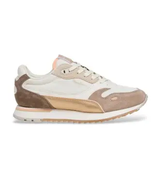 per donna PLS400032 Sneakers beige Bexley City (36), Basso, Stringhe, Casual