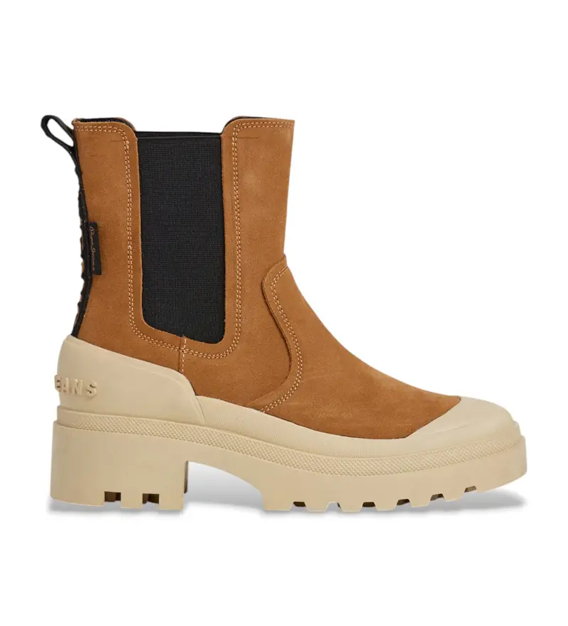 Pepe Jeans Stivaletti Chelsea Donna Marrone 3899469