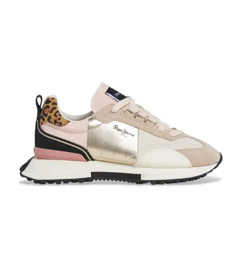 per donna PLS600005 Sneakers in pelle beige Archer Wilder (36), Basso, Stringhe, Casual