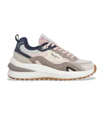 per donna PLS600013 Sneakers in pelle marrone della serie Winslow (38), 3 a 5cm, Stringhe, Casual