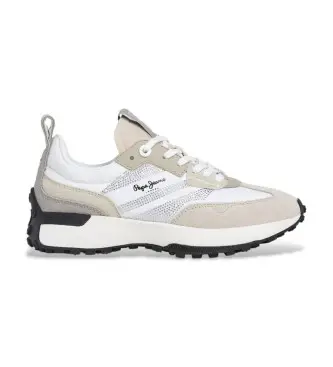 per donna PLS600018 Sneakers in pelle bianca Lucky Party (40), Bianco, Basso, Stringhe, Casual