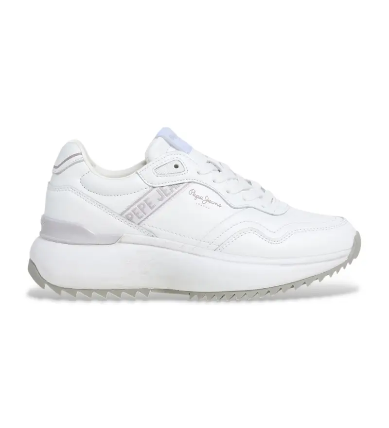 per donna PLS600026 Sneakers Kimi Action in pelle bianca (37), Bianco, Basso, Stringhe, Casual