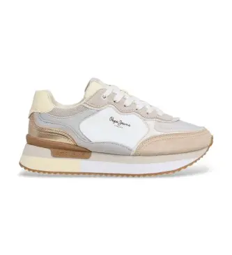 per donna PLS600041 Sneakers bianche Rusper Racer (36), Bianco, 3 a 5cm, Stringhe, Casual