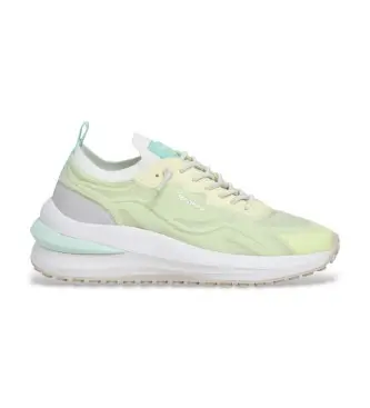 per donna PLS600052 Winslow Fresh sneakers verdi (36), Basso, 1 a 3 cm, Stringhe, Casual, Verde