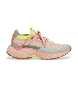 per donna PLS600053 Sneakers rosa Cromer Club (38), Basso, 1 a 3 cm, Stringhe, Casual