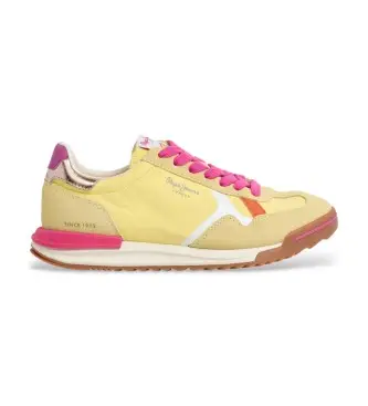 per donna PLS600055 Sneakers gialle Marvin Road (38), Basso, Stringhe, Casual, Giallo