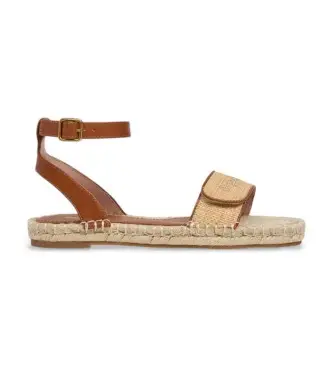 per donna PLS900011 Sandali Auri Sun marroni (38), Marrone, Basso, 1 a 3 cm, Fibbia, Casual Naturale