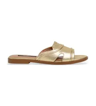 per donna PLS900017 Sandali dorati Dyana Bay (36), Oro, 1 a 3 cm, Nessuno, Casual