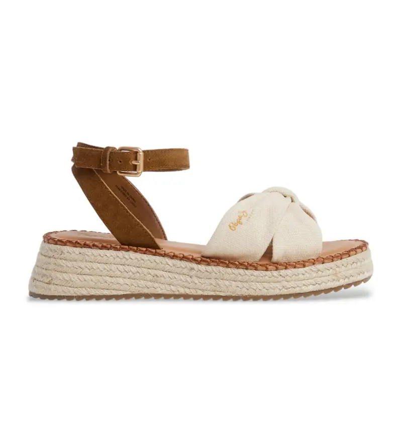 per donna PLS90690 Sandali in pelle marrone Kate Bass (37), 3 a 5cm, Fibbia, Casual