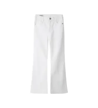 per ragazza PG20000121CA Jeans Willa Slim Flare, bianchi (10Años= 140cm), Bianco, Casual, Cotone, moda per bambini