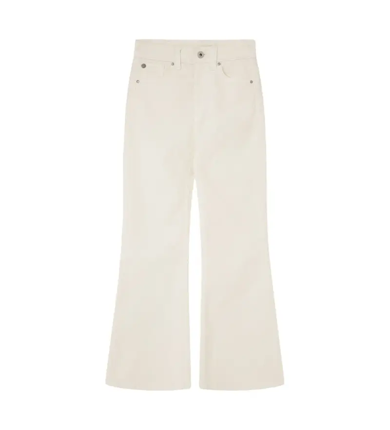 per ragazza PG210795 Pantaloni Willa bianchi (10años= 140cm), Bianco, Casual, Cotone, Sostenibile, moda per bambini