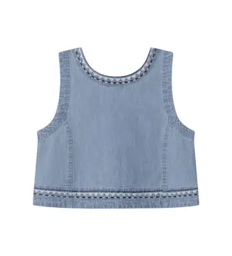 per ragazza PG3000025 Blue Ivy Top (10Años= 140cm), Casual, Cotone, moda per bambini Naturale