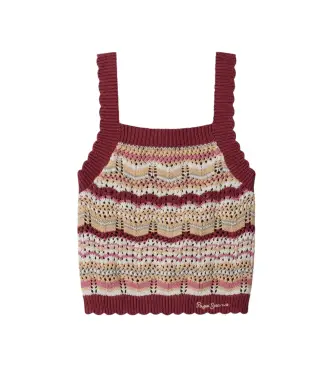 per ragazza PG7000024 Top Hyo multicolore (10Años= 140cm), Casual, Cotone, Senza maniche / cinghie, moda per bambini