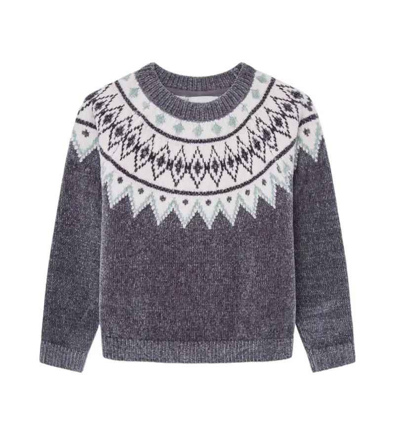 per ragazza PG701089 Maglione Wallace grigio (14años= 164cm), Casual, Cotone, moda per bambini