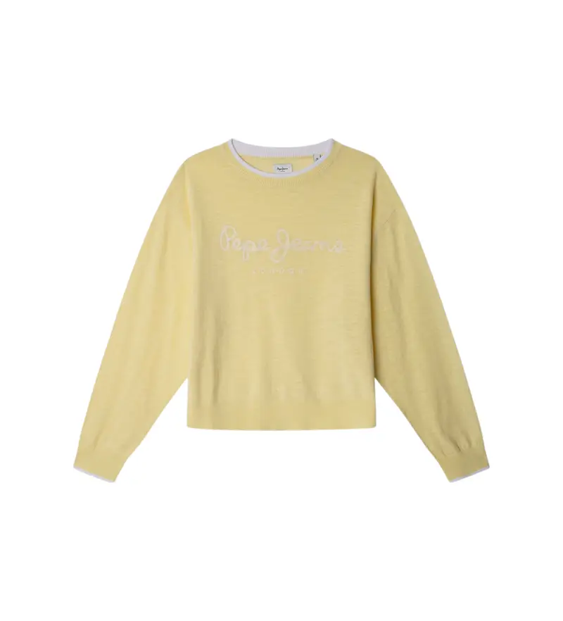 per ragazza PG701112 Maglia gialla Shaila (14años= 164cm), Casual, Giallo, Cotone, moda per bambini