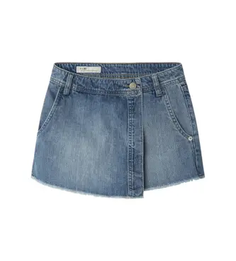 per ragazza PG8000008 Gonna-pantalone Tammy Frayed blu (10Años= 140cm), Casual, Cotone, Denim, moda per bambini