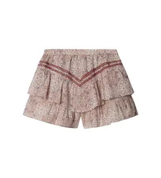 per ragazza PG8000009 Pantaloncini bianchi crema Hella (10Años= 140cm), Bianco, Casual, Cotone, moda per bambini