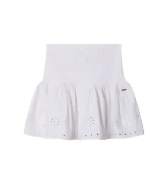 per ragazza PG9000015 Gonna bianca Holly (10Años= 140cm), Bianco, Casual, Cotone, moda per bambini