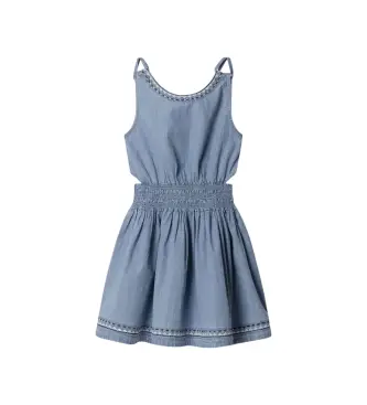 per ragazza PG9500021 Vestito blu Ivanny (10Años= 140cm), Casual, Cotone, Senza maniche / cinghie, moda per bambini