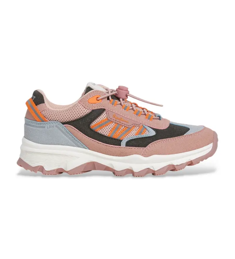 per ragazza PGS600003 Sneakers multicolor Peak Trek (32), Basso, Stringhe, Casual, Multicolore, moda per bambini