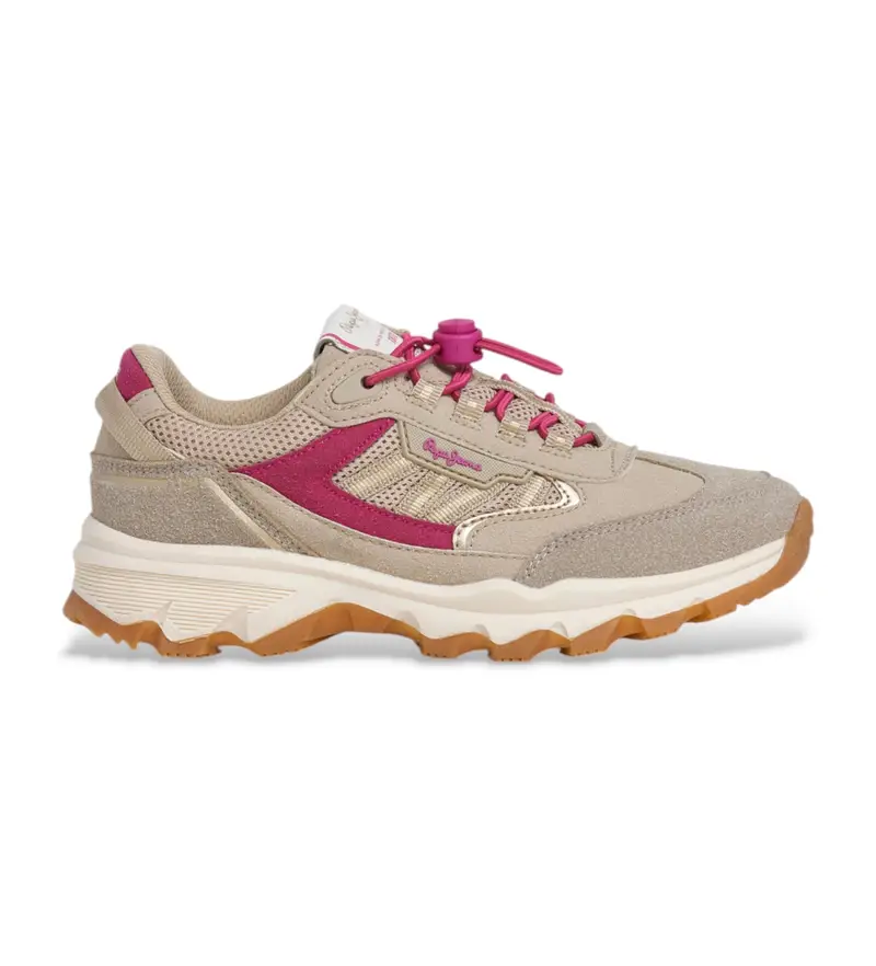 per ragazza PGS600003 Sneakers multicolor Peak Trek (32), Basso, Stringhe, Casual, Multicolore, moda per bambini