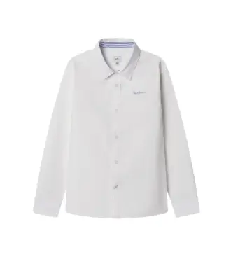 per ragazzo PB3000073 Camicia bianca di Adamo (16años= 176cm), Bianco, Casual, Da sera, Cotone, Classico, Manica lunga, moda per