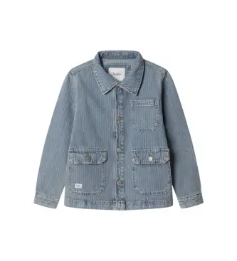 per ragazzo PB4000032 Giacca blu Melbert (14años= 164cm), Casual, Cotone, Denim, moda per bambini