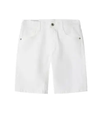 per ragazzo PB80000231CA Pantaloncini bianchi Slim Hatcher (12años= 152cm), Bianco, Casual, Cotone, moda per bambini