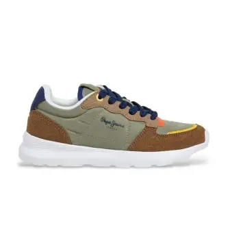 per ragazzo PBS400009 Sneakers verdi Teagan Bass (33), Basso, Stringhe, Casual, Verde, moda per bambini