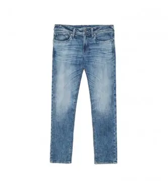 per uomo PM206322GU7 Blue Hatch Jeans (32/32), Casual, Cotone Blu