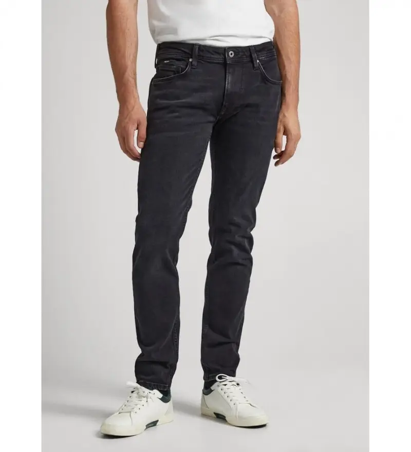 per uomo PM206323XV1 Jean Hatch Regular nero (28/34), Casual, Cotone, Denim, Sostenibile