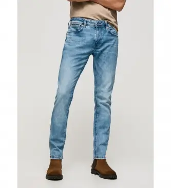 per uomo PM206326VX5 Jean Stanley Regular blu (32/34), Casual, Cotone, Denim