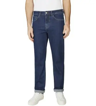 per uomo PM20839585CB Jeans Straight Cash blu scuro (33/30), Casual, Cotone, Denim