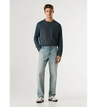 per uomo PM2084538 Pantaloni larghi Tapered Helix Authentic blu (33/32), Casual, Cotone, Denim