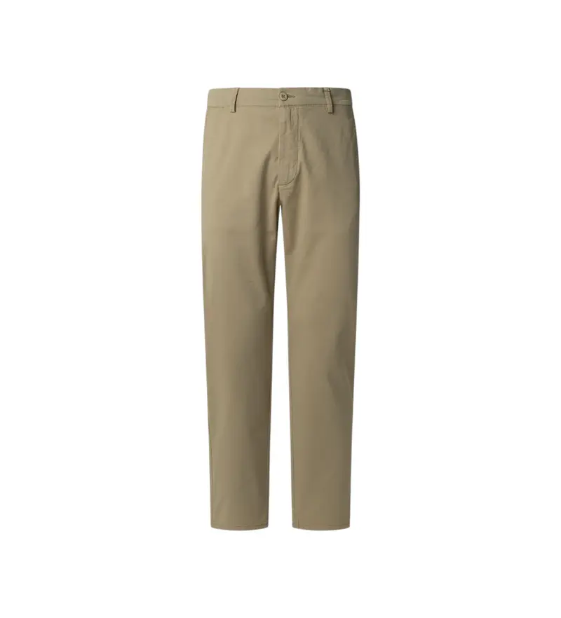 per uomo PM2100013 Pantaloni chino in twill beige slim (33), Casual, Cotone