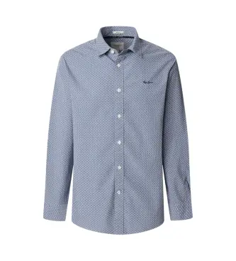 per uomo PM308827 Maglia blu Alonso (S), Casual, Cotone, Manica lunga, Sostenibile