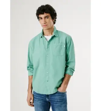 per uomo PM309075 Camicia verde Cliff (L), Casual, Cotone, Manica lunga