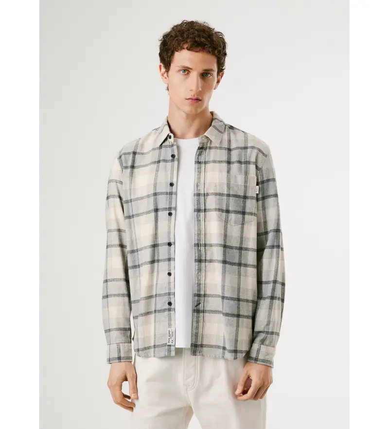 per uomo PM3090829 Maglietta grigia Cule (M), Casual, Grigio, Cotone, Manica lunga