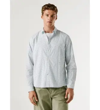 per uomo PM3091180 Camicia bianca Presley (L), Bianco, Casual, Cotone, Manica lunga