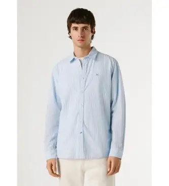 per uomo PM3091204 Camicia blu Pau (XXL), Casual, Cotone, Manica lunga