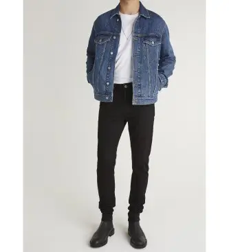 per uomo PM40271594U0 Giacca blu normale (L), Casual, Cotone, Denim