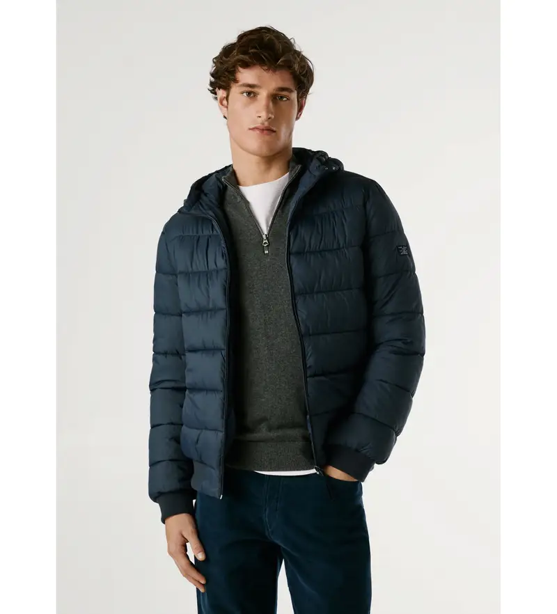 per uomo PM4027187 Giacca imbottita blu navy (XXL), Casual, Nylon