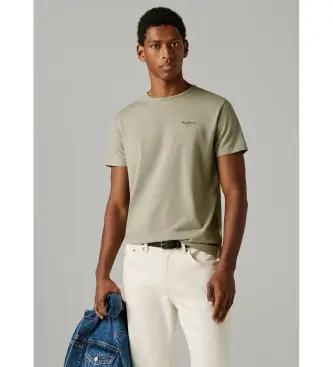 per uomo PM5010180 Maglietta verde Basic 3N originale (S), Casual, Cotone, Manica corta