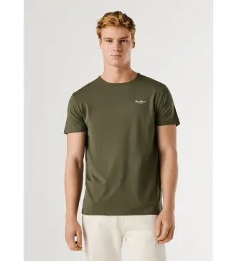 per uomo PM5010180 Maglietta verde Basic 3N originale (S), Casual, Cotone, Manica corta