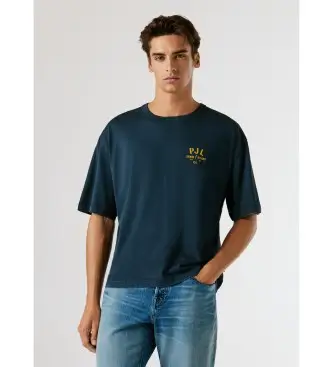 per uomo PM5010287 Maglietta blu navy Stark (S), Casual, Cotone, Manica corta