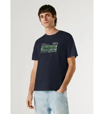 per uomo PM5010361 Maglietta blu navy Grayson (S), Casual, Cotone, Manica corta