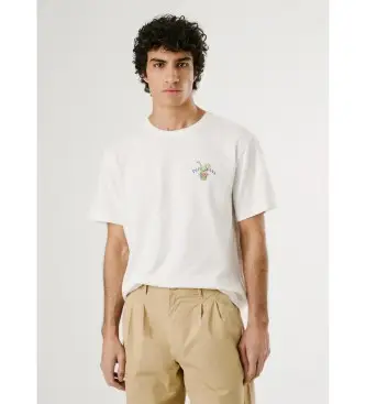 per uomo PM509962 Maglietta bianca Tate (L), Bianco, Casual, Cotone, Manica corta